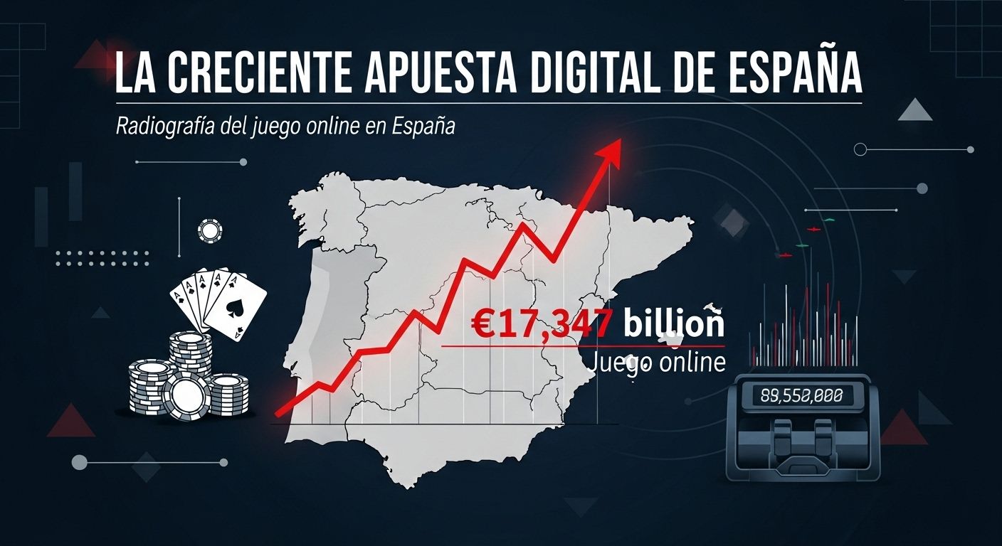 Balanza simbolizando regulación del juego online en España con gráficos